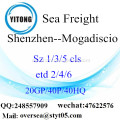 Shenzhen Port Seefracht Versand nach Mogadischu